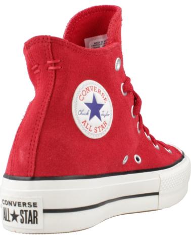 Sapatilhas de Mulher CONVERSE ZAPATILLAS CHUCK TAYLOR ALL STAR LIFT PARA MUJER EN COLOR RO ROJO