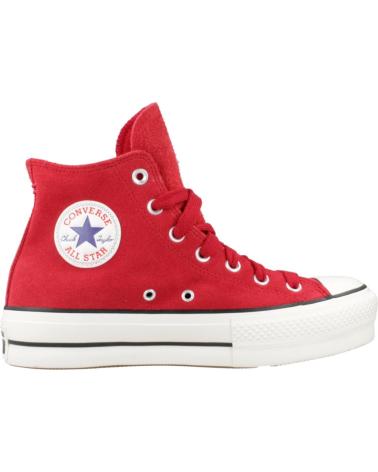 Sapatilhas de Mulher CONVERSE ZAPATILLAS CHUCK TAYLOR ALL STAR LIFT PARA MUJER EN COLOR RO ROJO