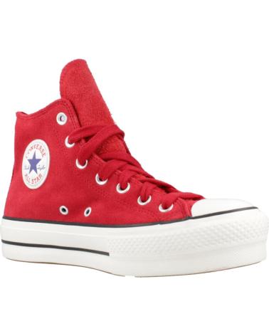 Sapatilhas de Mulher CONVERSE ZAPATILLAS CHUCK TAYLOR ALL STAR LIFT PARA MUJER EN COLOR RO ROJO
