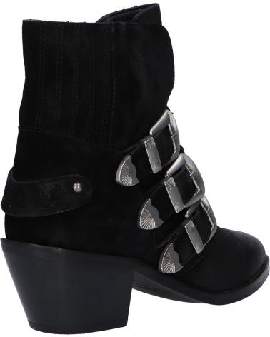 Bottines pour Femme PEPE JEANS PLS50392 WESTERN W BUCKLE 999 BLACK