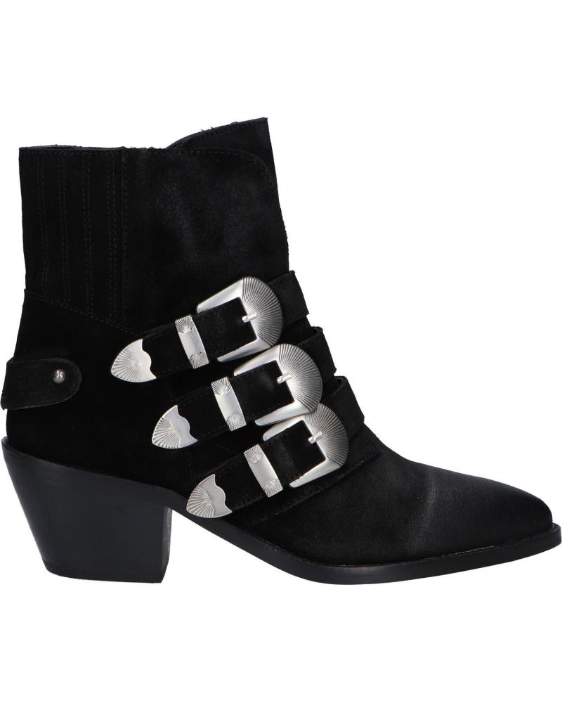 Bottines pour Femme PEPE JEANS PLS50392 WESTERN W BUCKLE 999 BLACK