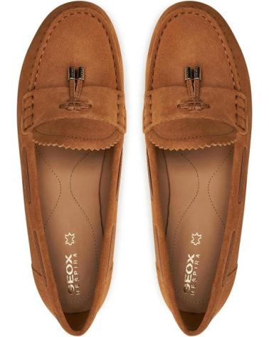 Mocasines de Mujer geox D VEGA MOC A - SCAM D35DNA00022 MARRN MARRóN