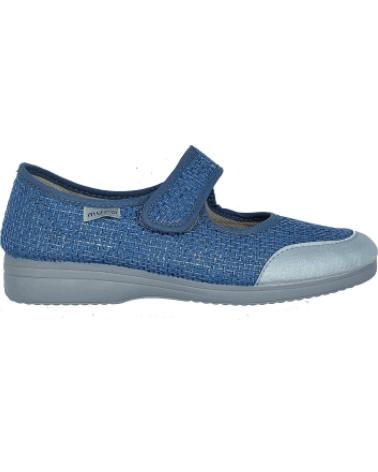 Zapatos de Mujer y Niña GARRIDO MURO ZAPATILLA PULSERA VELCRO AZUL