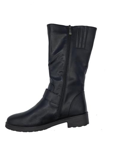 Botas de Mujer DAVINIA BOTA PLANA MUJER NEGRO