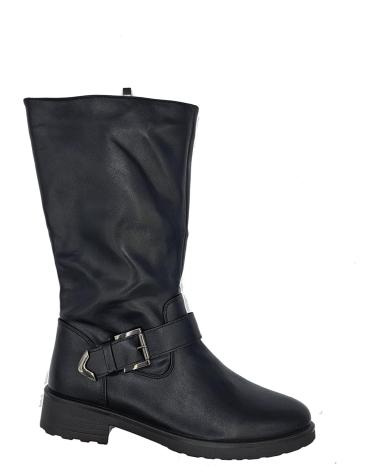 Botas de Mujer DAVINIA BOTA PLANA MUJER NEGRO