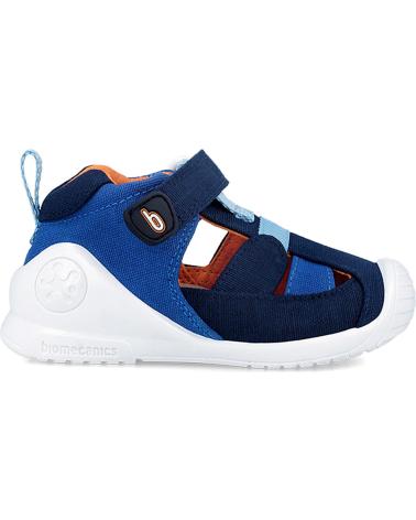 Sandali per Bambino biomecanics SANDALIA LONA PARA NINO 242186 COLOR AZUL AZUL MARINO