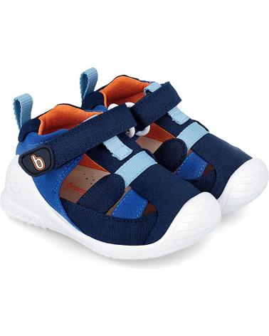 Sandálias de Menino biomecanics SANDALIA LONA PARA NINO 242186 COLOR AZUL AZUL MARINO