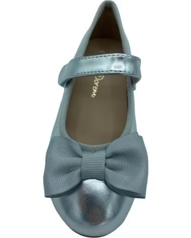Scarpe per Bambina CALZADOMANIA MANOLETINA NINA LAZO PLATA