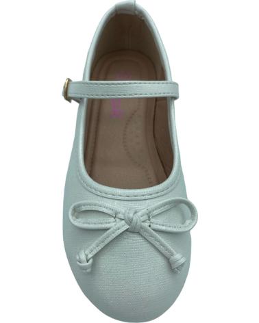 girl shoes CALZADOMANIA MERCEDITA BRILLO NINA BLANCO