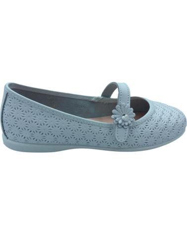 Zapatos de Niña XIQUETS MERCEDITA PIEL GRABADA BLANCO