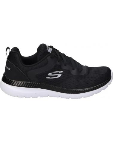 Deportivas de Mujer y Niña y Niño SKECHERS BOUNTIFUL QUICK PATH NEGRO
