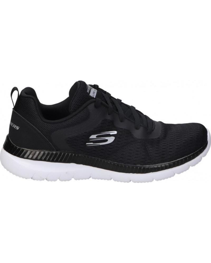 Deportivas de Mujer y Niña y Niño SKECHERS BOUNTIFUL QUICK PATH NEGRO