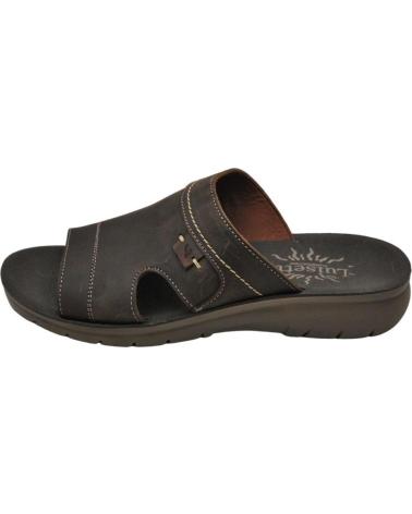 Zapatillas deporte de Hombre luisetti 34100 SANDALIA DE PIEL DE HOMBRE CONFORT CAFE