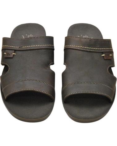 Zapatillas deporte für Herren luisetti 34100 SANDALIA DE PIEL DE HOMBRE CONFORT CAFE