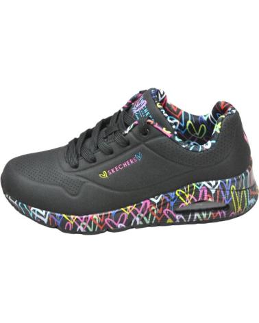 Deportivas de Mujer SKECHERS 155506 - UNO LOVING LOVE DEPORTIVO MUJER BLK