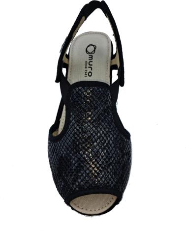 Sandalias de Mujer GARRIDO MURO SANDALIA TELA MURO NEGRO