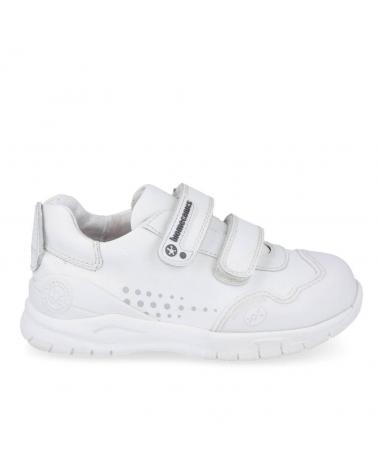 Deportivas de Niña y Niño BIOMECANICS 182195 DEPORTIVO DE PIEL BLANCO BLANCO