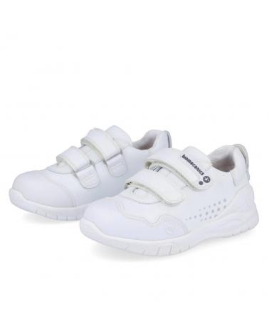 Deportivas de Niña y Niño BIOMECANICS 182195 DEPORTIVO DE PIEL BLANCO BLANCO