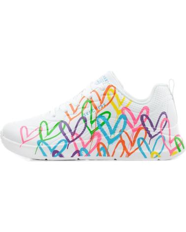Sapatilhas de Mulher SKECHERS SNEAKERS 177977 MUJER BLANCO