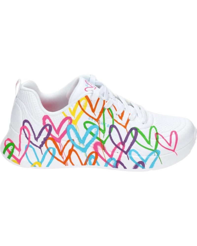Sapatilhas de Mulher SKECHERS SNEAKERS 177977 MUJER BLANCO
