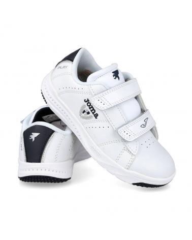 Esportes  de Menina e Menino JOMA PLAY JR 2122V ZAPATILLAS DEPORTIVAS NIÑO BLANCO - AZUL