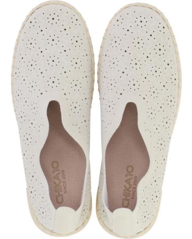 Schuhe für Damen chika10 NEW CARMEN 04 BLANCO-OFF WHITE