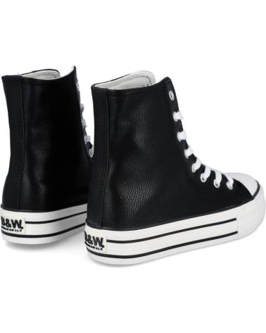 Deportivas de Niña CONGUITOS BW LI552714 ZAPATILLAS PIEL SINTETICA NIÑA NEGRO