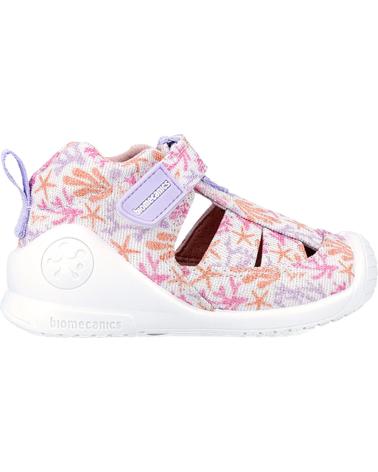 Sandali per Bambina BIOMECANICS SANDALIA LONA ESTAMPADO 242181-A BLANCO