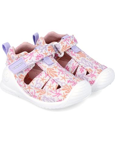 Sandali per Bambina BIOMECANICS SANDALIA LONA ESTAMPADO 242181-A BLANCO
