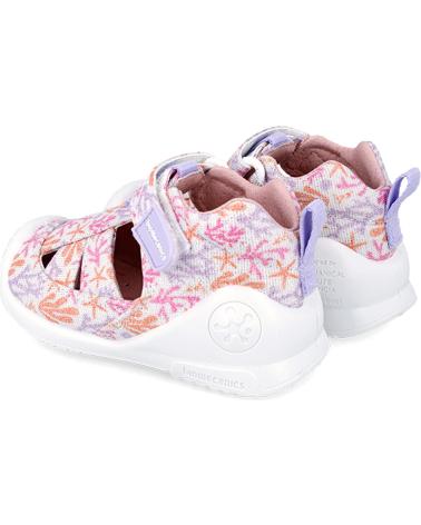 Sandali per Bambina BIOMECANICS SANDALIA LONA ESTAMPADO 242181-A BLANCO