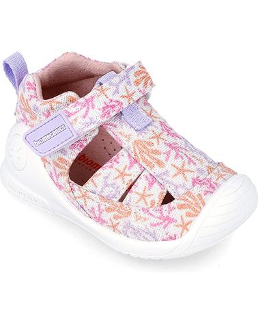 Sandali per Bambina BIOMECANICS SANDALIA LONA ESTAMPADO 242181-A BLANCO