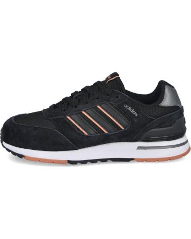 Deportivas de Mujer ADIDAS GV7299 ZAPATILLAS DE PIEL RUN 80S NEGRO