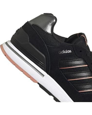 Deportivas de Mujer ADIDAS GV7299 ZAPATILLAS DE PIEL RUN 80S NEGRO