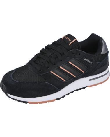 Deportivas de Mujer ADIDAS GV7299 ZAPATILLAS DE PIEL RUN 80S NEGRO