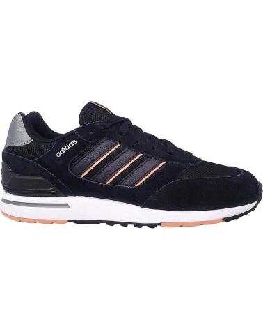 Deportivas de Mujer ADIDAS GV7299 ZAPATILLAS DE PIEL RUN 80S NEGRO