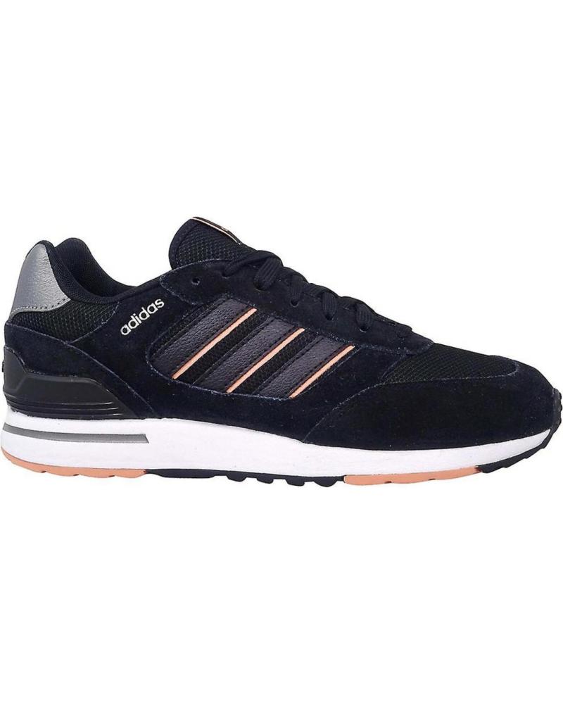 Deportivas de Mujer ADIDAS GV7299 ZAPATILLAS DE PIEL RUN 80S NEGRO