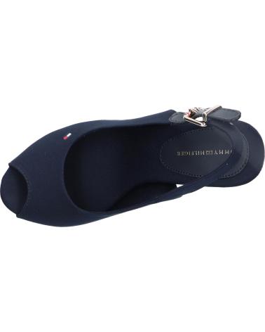 Sandalias de Mujer TOMMY HILFIGER FW0FW04789 ICONIC ELENA SLING BACK WEDGE DW6 SPACE BLUE
