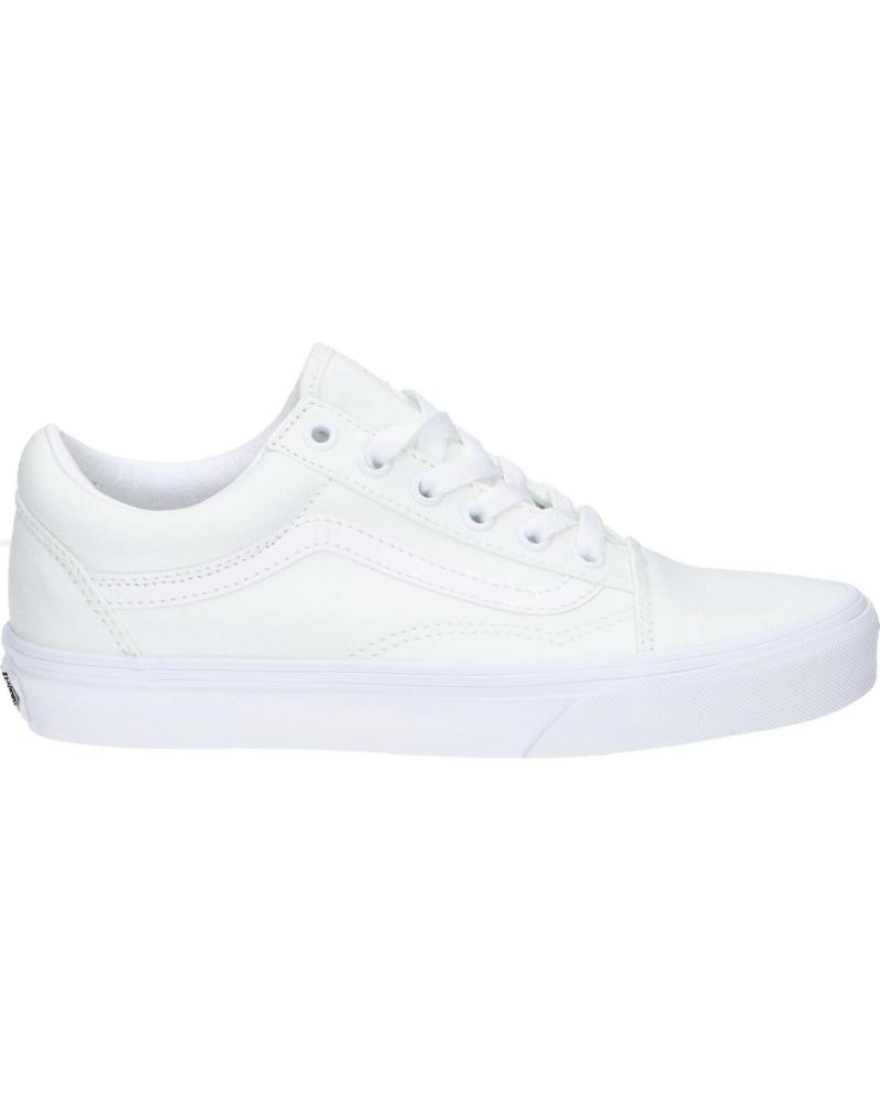 Deportivas de Mujer y Hombre y Niña y Niño VANS OFF THE WALL VN000D3HW001 OLD SKOOL TRUE WHITE