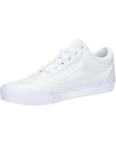 Deportivas de Mujer y Hombre y Niña y Niño VANS OFF THE WALL VN000D3HW001 OLD SKOOL TRUE WHITE