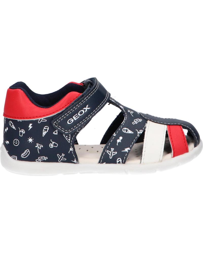 Sandalen für Mädchen GEOX B451PC 000BC B ELTHAN C0735 NAVY-RED