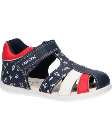 Sandalen für Mädchen GEOX B451PC 000BC B ELTHAN C0735 NAVY-RED