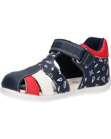 Sandalen für Mädchen GEOX B451PC 000BC B ELTHAN C0735 NAVY-RED