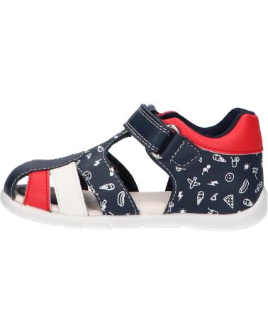 Sandalen für Mädchen GEOX B451PC 000BC B ELTHAN C0735 NAVY-RED