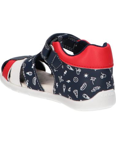 Sandalen für Mädchen GEOX B451PC 000BC B ELTHAN C0735 NAVY-RED