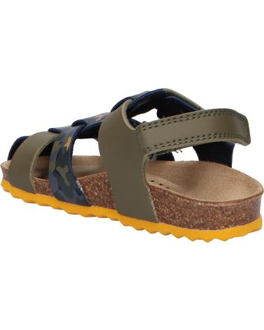Sandalen für Junge GEOX B452QA 00454 B SANDAL CHALKI C3375 SAGE-OCHREYELLOW