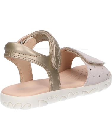 Sandálias de Menina GEOX J028ZA 007NF J SANDAL HAITI C0208 PLATINIUM-BEIGE