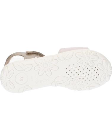 Sandálias de Menina GEOX J028ZA 007NF J SANDAL HAITI C0208 PLATINIUM-BEIGE