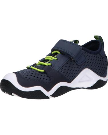 boy Trainers geox J3530A 01450 JR WADER C0749 NAVY-LIME