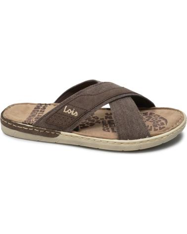 Chanclas de Hombre LOIS JEANS SANDALIA DESTALONADA LOIS PARA HOMBRE 86091 MARRON
