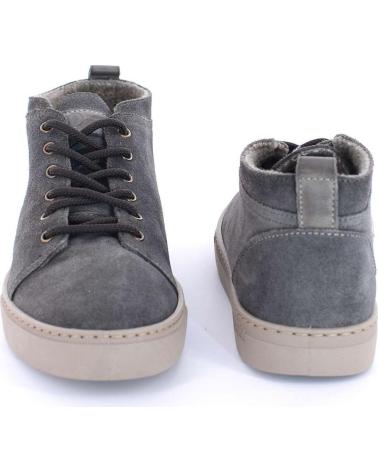 Man Mid boots NATURAL WORLD 6721 ANTRACITA GRIS